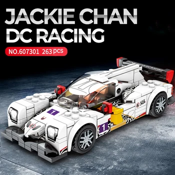 

Jackie DC Team Racing Competitive Sport Car Driver 1:32 Model Building Blocks Children Educational Toy Boy Enlightenment Gift
