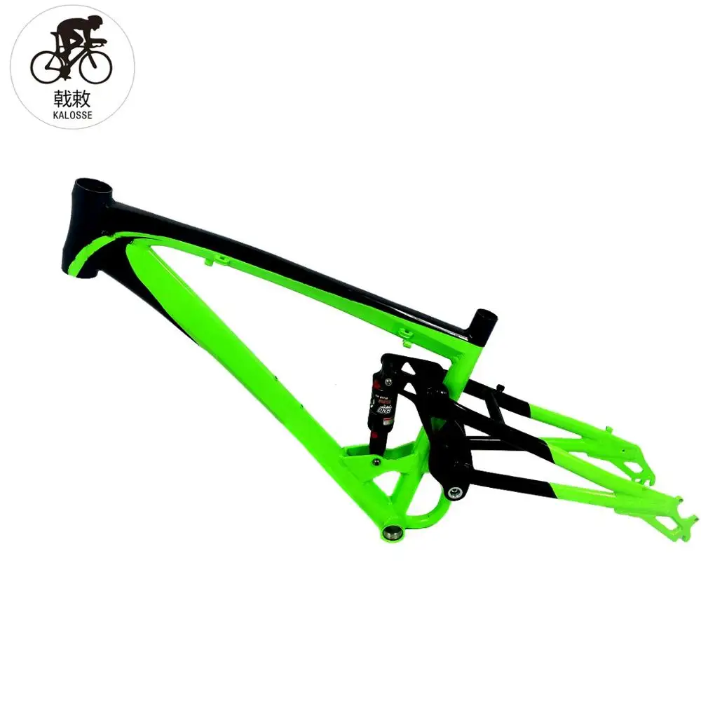 120 мм BB размер fat велосипедная Рама Снежный велосипед сплав рама 26X4,8 шины 190 мм Задняя ширина - Цвет: Светло-зеленый