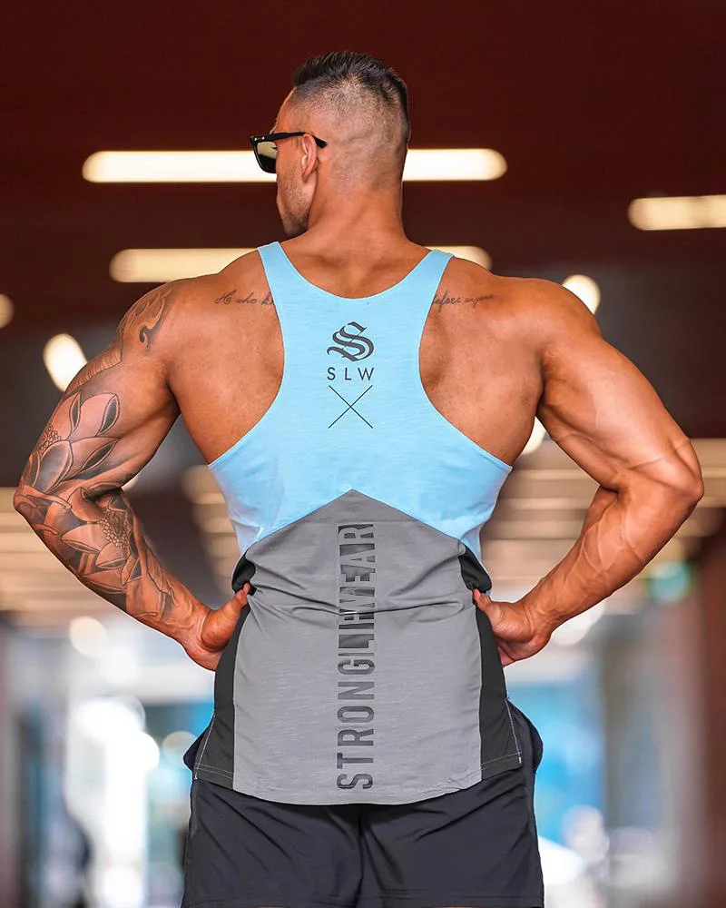 

Muscle Dr. Europe And America 2019 New Style Fitness Vest Men Training Quick-Dry Joint Sleeveless T-shirt