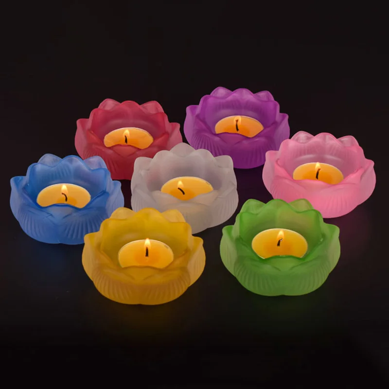 1 шт. подсвечник в виде лепестков лотоса|Подсвечники| |