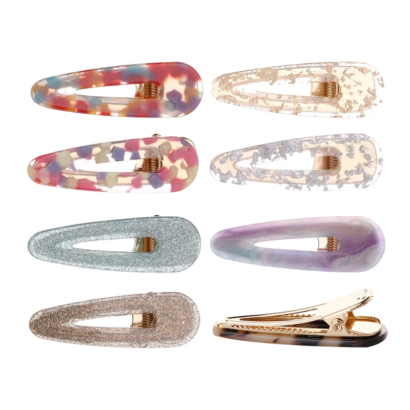 Оптовая цена 5 см ацетатная акриловая ручка для волос корейские аксессуары