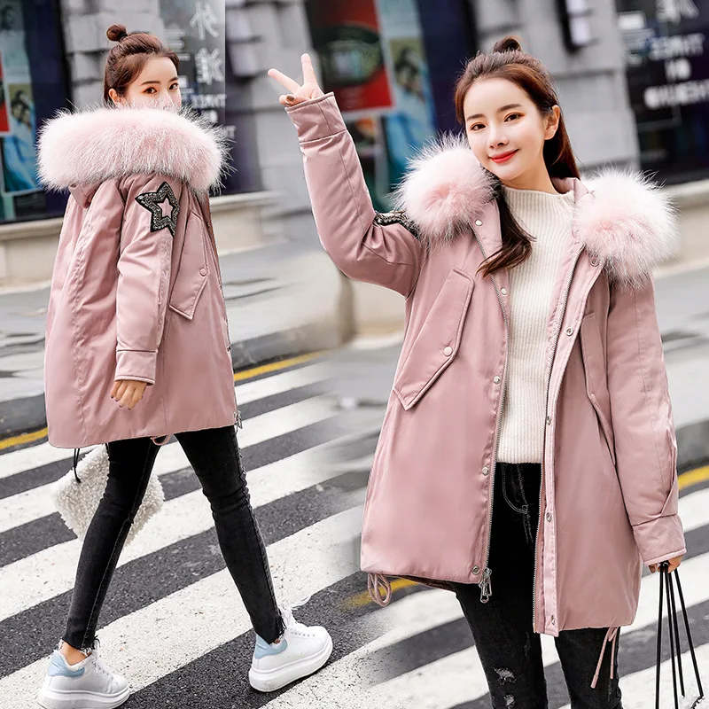 

Cotton-padded Clothes Women's Short 2018 Winter New Style Korean-style Loose-Fit Slimming Warm down Jacket Cotton-padded Clothes