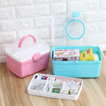 

Children Fine Art Toolbox Manicure Toolbox Storage Box Family First Aid Medicine Box Multi-Purpose Storage Box