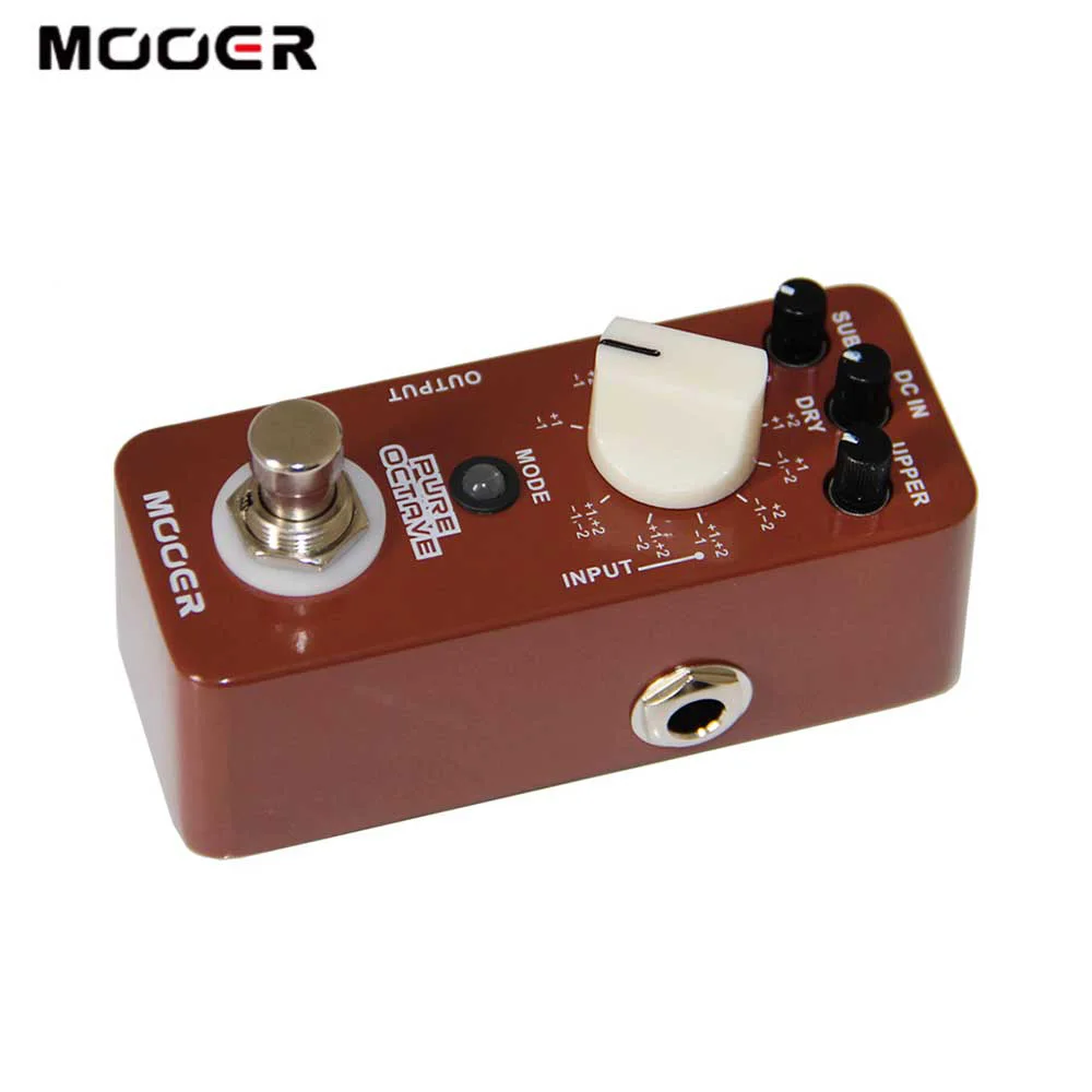 MOOER PURE OCTAVE гитарная педаль мини Октава гитарный эффект 11 режимы настоящий обход