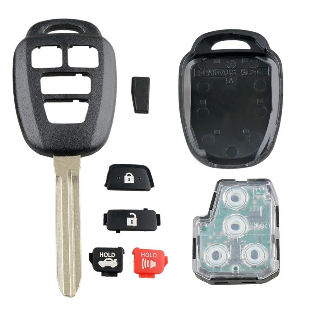 Автомобильный ключ 4 кнопки дистанционного GQ4-52T 89070-0R120 Запчасти для Toyota RAV4 XLE 2013