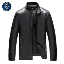 Мужская теплая Повседневная кожаная куртка с воротником, весенняя и осенняя мужская новая кожаная куртка с локомотивом, уличная Меховая куртка, Блейзер, куртка