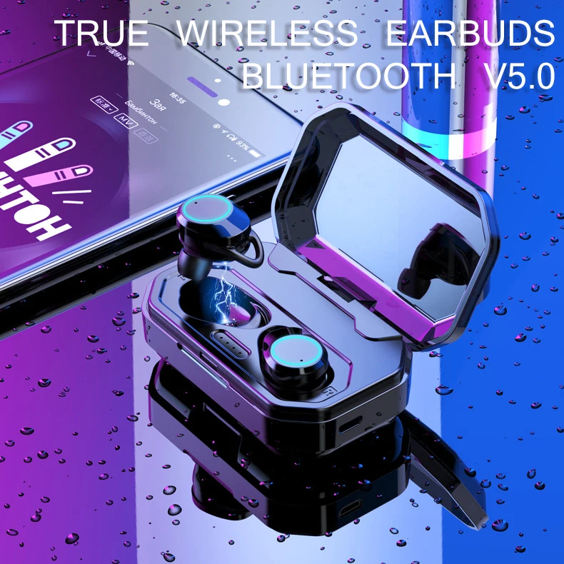 X6 Pro Наушники-вкладыши TWS Bluetooth наушники Беспроводные спортивные Bass беговые для