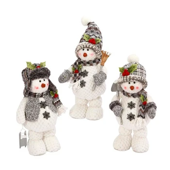 

Cute Christmas Elements Standing Dolls Window Desktop Decoration Xmas supplies E2S
