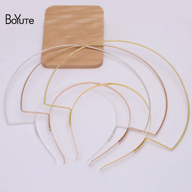BoYuTe New Arrive (10 Pieces/Lot) Metal Iron Headband Crown Base Handmade Diy Tiara Jewelry Making Materials | Украшения и