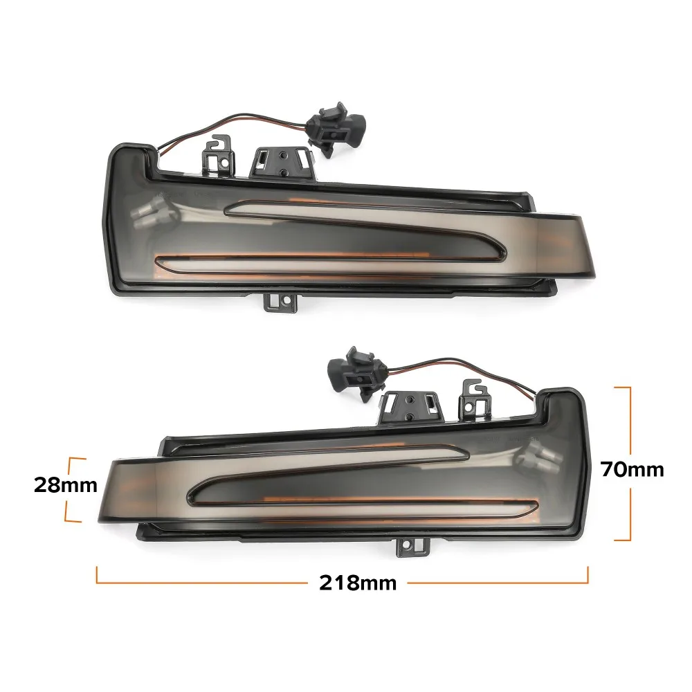 Динамический сигнал поворота зеркало заднего вида Индикатор для зеркала проблесковый огонь для Mercedes-Benz A, B, C, E, S, CLA, glа класс CLS W176 W246 W204 W212