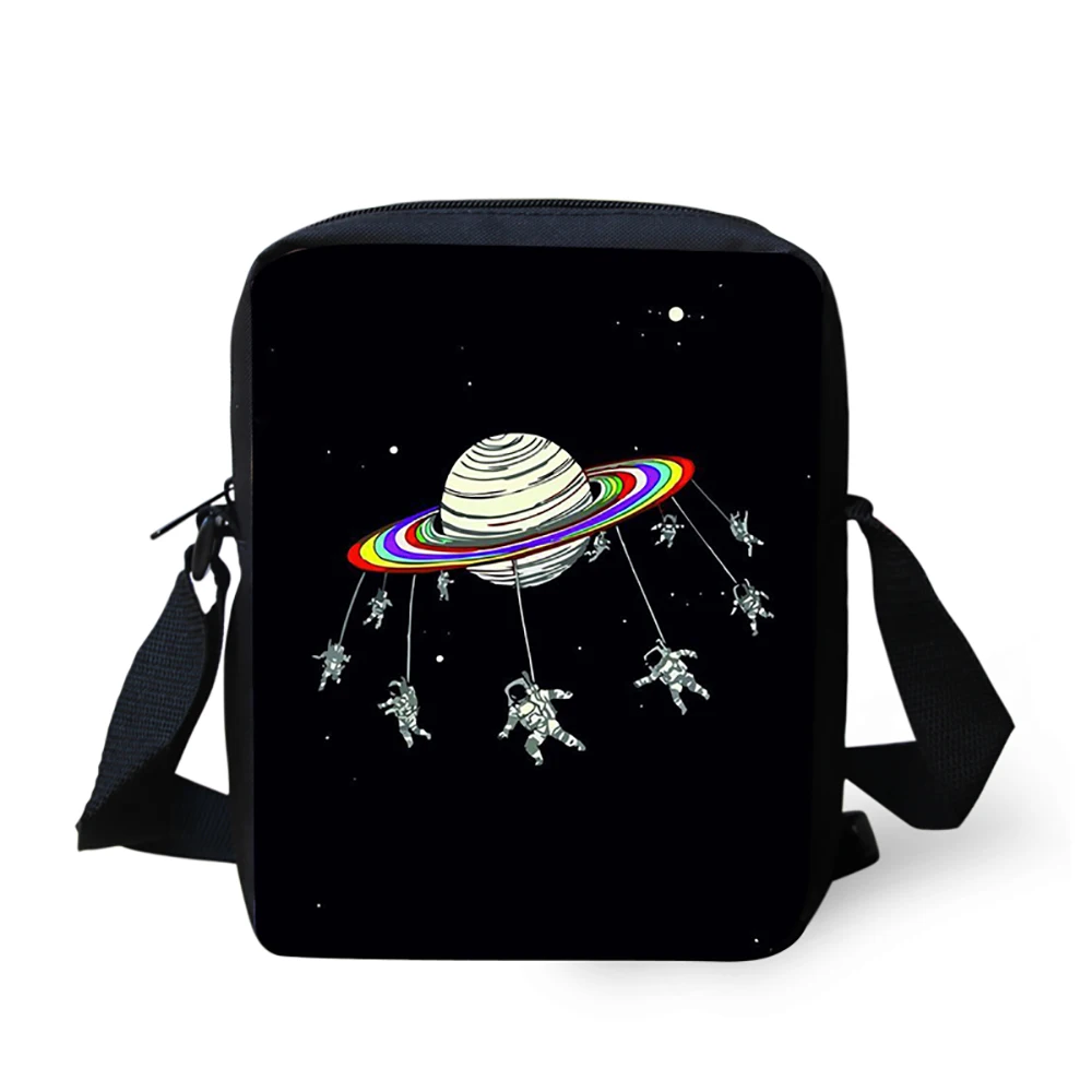Сумка кросс-боди Alien Rainbow Space женская миниатюрная сумочка-мессенджер унисекс