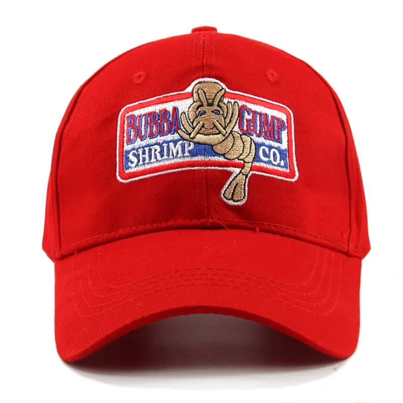 1994 BUBBA GUMP SHRIMP Baseball cap men women Sport hats Summer Cap Embroidered casual Hat Forrest Gump caps Costume