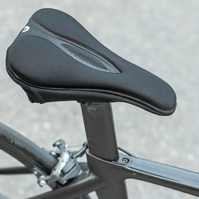 Housse De Selle Vélo Gel Silicone Wheel Up – épaisse, Coussin Doux Pour VTT, 27x18cm
