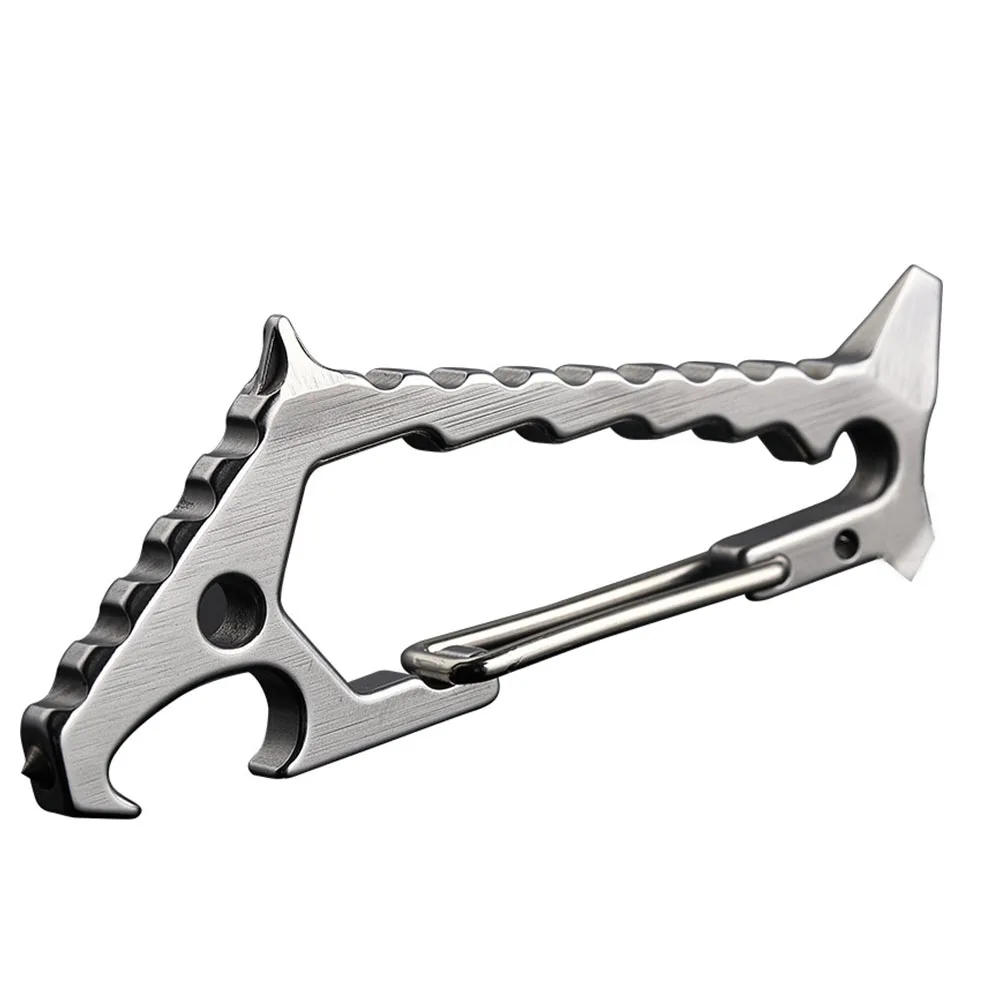 

EDC Pocket Tool Bottle Opener Stainless Steel Hang Quickdraw Keychain Screwdriver Multifunctional Break Window Gift Buckle