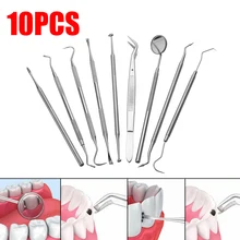 10 шт Профессиональные стоматологические палочки, инструменты для гигиены полости рта, набор чистящих инструментов