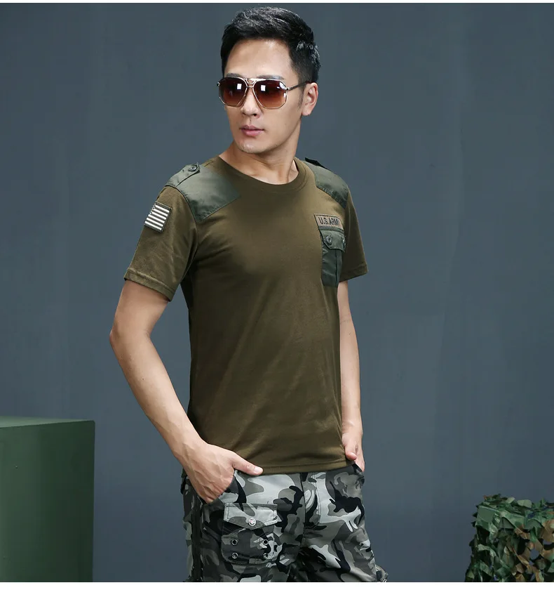 Верхняя одежда свободный рыцарь Мужская 101 Airborne Division 3032# Футболка с коротким рукавом многоцветная выбор
