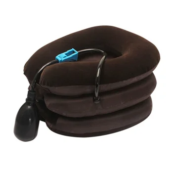 

Fluffy Traction Cervical Pillow heal Neck Pain Decrease Cervical pressure coffee