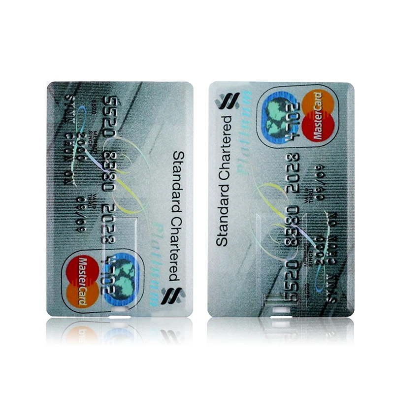 USB Flash Drive USB Flash Drive High Speed Bank Credit Card Pen Drive 4GB 8GB 16GB 32GB 64GB 128GB