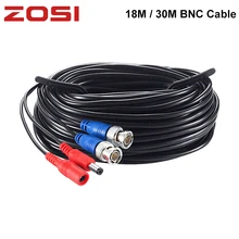 ZOSI 100ft видео кабель питания BNC RCA шнур провода для системы безопасности камеры