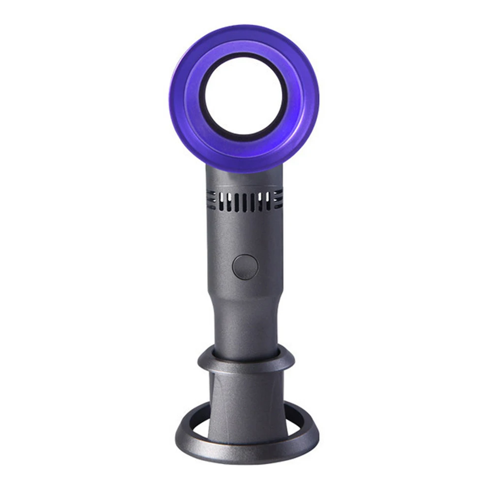 Мини вентилятор портативный вентилятор USB с тремя шестернями перезаряжаемый портативный вентилятор кондиционер для наружного использования - Цвет: Violet