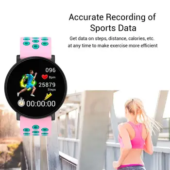 

W8 Smart Bracelet Fitness Bracelet With Pressure Measuremen Heart Rate Blood Monitor Smart Band Pedometer Health Bracelet 5 in 1