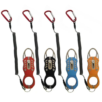

Portable Fishing Catch Mouth Lip Gripper Grabber Catcher Fish Grip Hook Fishing Tools Fish Control Device With Anti-Lost Rope