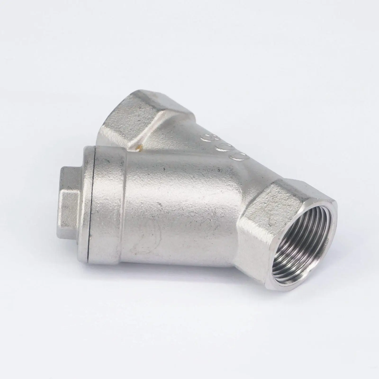 DN20 3/" BSP Женская нить 304 нержавеющая сталь Inline Y фильтр 229 PSI