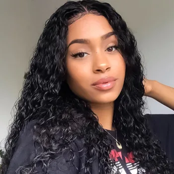

Lace Front Human Hair Wigs With Baby Hair Brazilian Curly Human Hair Wig 13x4 Human Hair Wigs Baby Hair Kinky Curly Wig