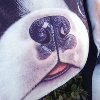 

Dog Head Creative Animal Pillow Husky 3D Funny Cartoon Cat Cushion Bulldog , pillow, dog pillow