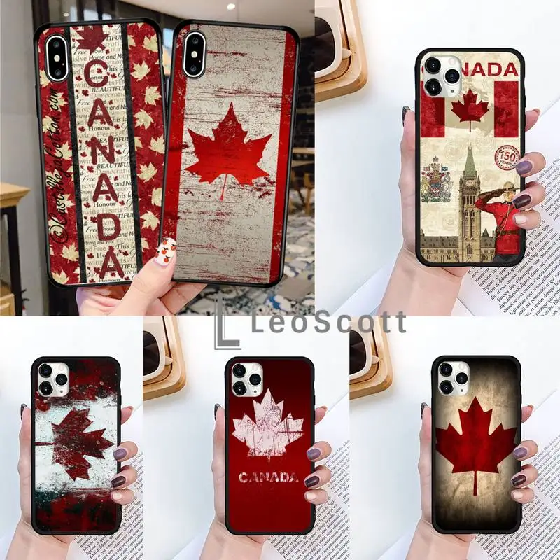 Canada Canadian Flag CA Banner Phone Case for iPhone 11 12 pro XS MAX 8 7 6 6S Plus X 5S SE 2020 XR | Мобильные телефоны и