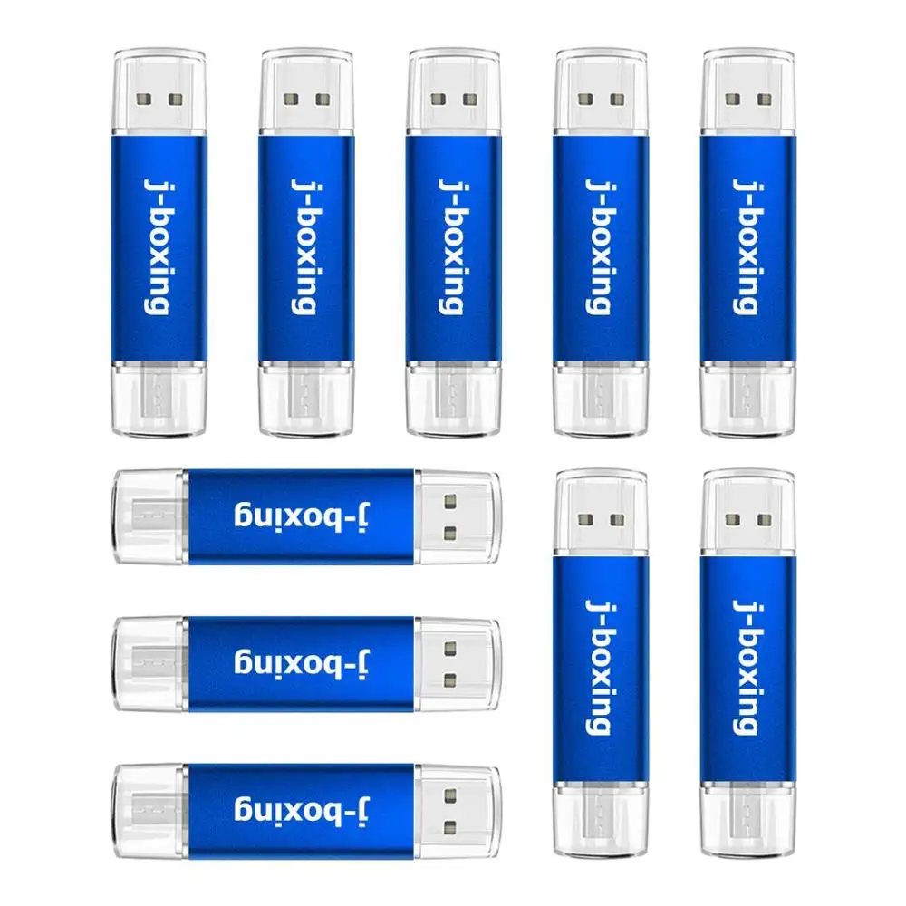 USB флеш накопитель J boxing 10 шт. 8 ГБ 16 накопители Android OTG 32 64 для смартфона с двумя
