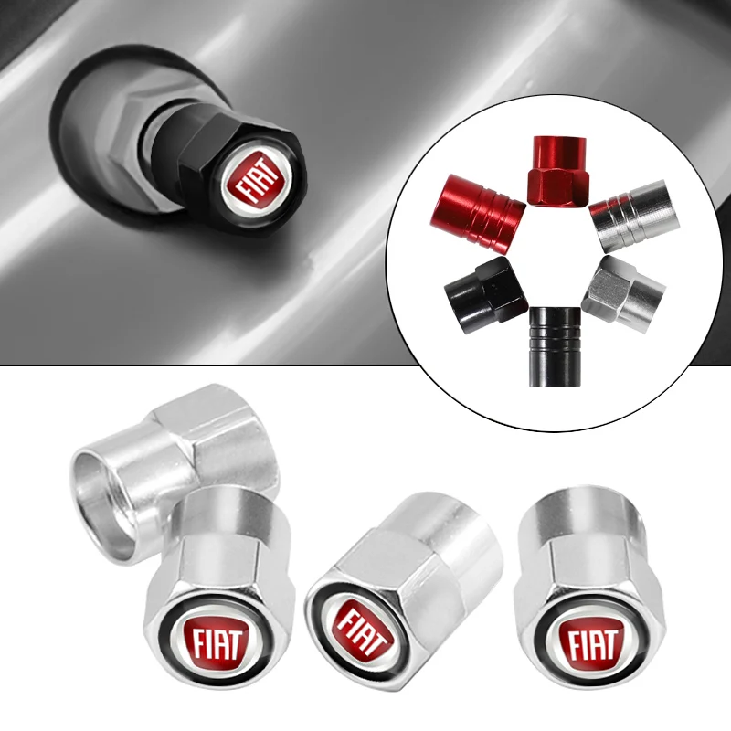 Колпачок Клапана автомобильной шины 4 шт. колпачок воздушных стеблей s Abarth FR