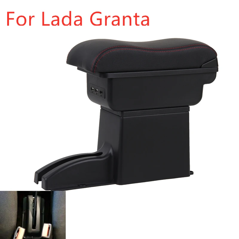 

For Grant armrest box armrest universal car center console modification accessories double raised with USB