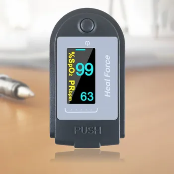 

Family Fingertip Pulse Oximeter Blood Oxygen Saturation Finger Heart Rate Monitor with OLED Screen Display Smart Home Kits 2020