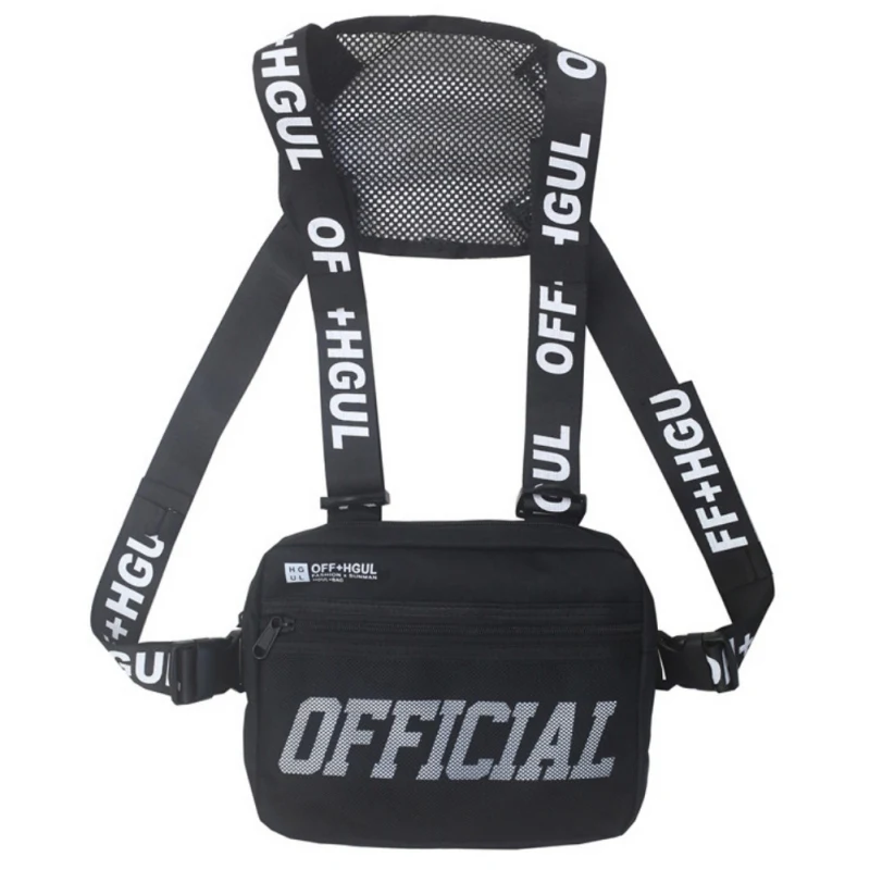 

Unisex Versatile Chest Bag Cross Shoulder Bag Chest Rag Bag Hip Hop Style Bag Adjustable Tactical Vest Street Bag Waist Bag