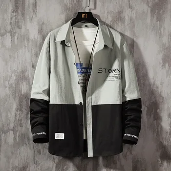 

2020 Spring and Autumn New Style Shirt Men Youth Fashion & Sports Casual Korean-style Loose Popular Brand Mixed Colors Jacket