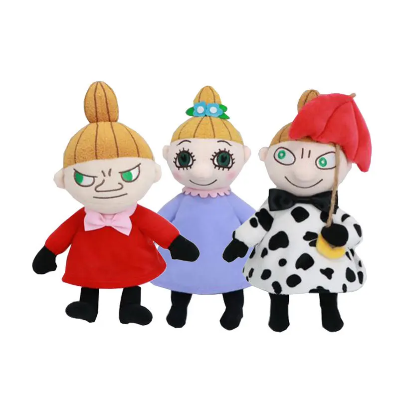 Подлинная авторизация высокое качество 25смсидя Moomin зонтик yamei милая плюшевая кукла мультфильм день рождения Рождественский подарок для мальчика и девочки