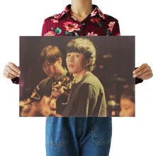 [A933] Zhao Lei 02 Ностальгический ретро плакат из крафт-бумаги экран для помещений кафе декоративная живопись