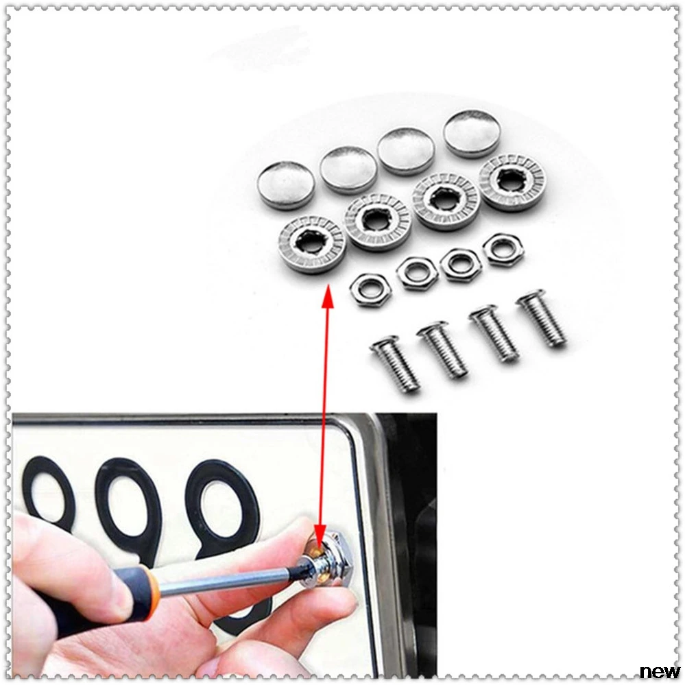 Car number License Plate Bolts Frame Screws Screw for Infiniti QX50 Q