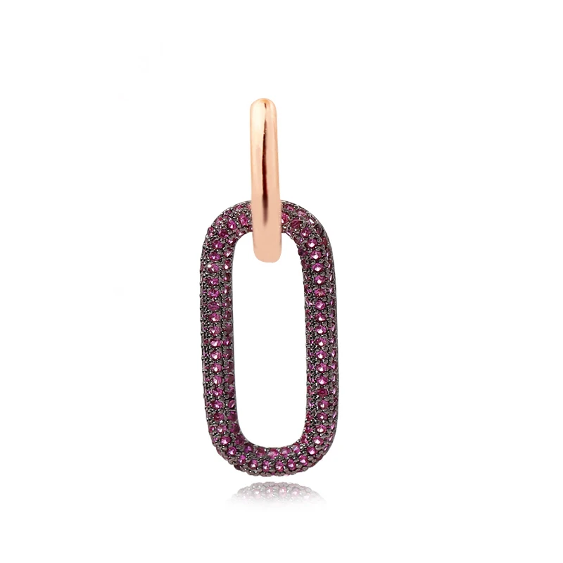 Новое поступление 1 шт. геометрические серьги капли с кубическим цирконием