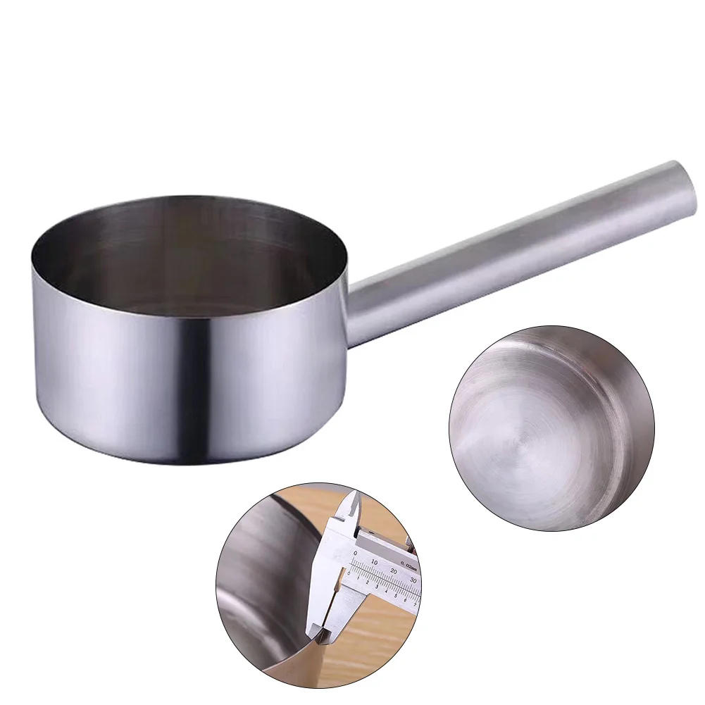 Нержавеющая сталь не липкий молочный горшок кастрюля с плоской подошвой