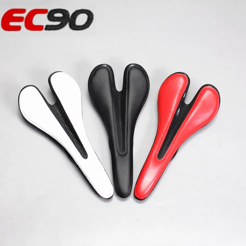 

2015 New Style New Products Highway Mountain Carbon Fiber Ultra-Light Genuine Leather Seat Cushion Ultra-Light Saddle 100g