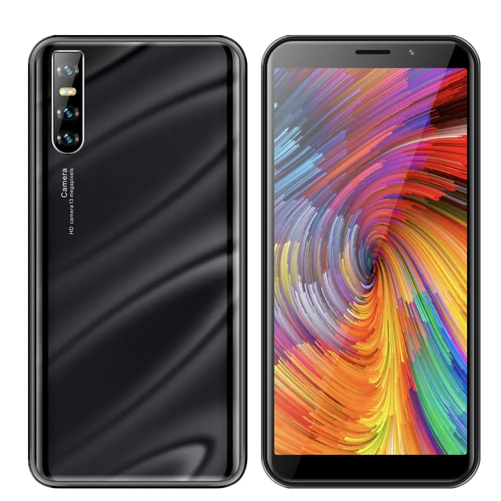 Black Мобильный телефон P30 Pro, 18:9, 6,0 дюймов, 4 Гб ОЗУ, 64 Гб ПЗУ, камера 13 МП, смартфоны, Android распознавание лица, разблокировка мобильных телефонов - Цвет: Black