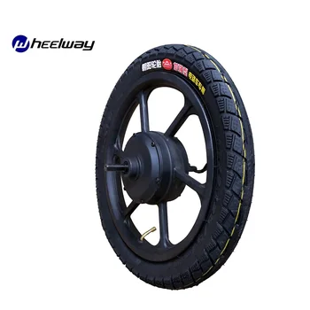 

16 inch 36v 48v 350w Hub Motor Electric Wheel Folding Bike Bicycle Wheel 36v 48v 350w Electric Motor Wheel For Bike Wheelbarrow