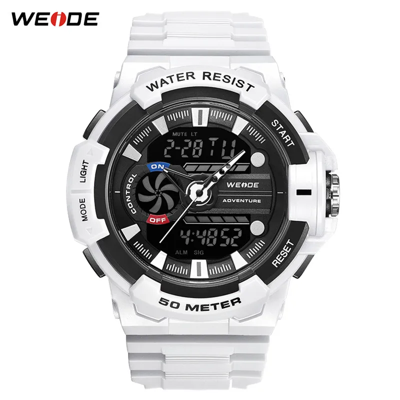 Часы Relojes Para Hombre WEIDE мужские цифровые водонепроницаемые армейские кварцевые