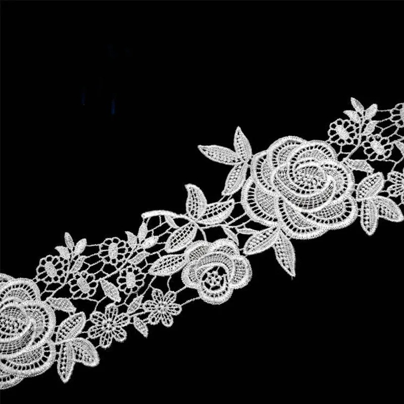 

100 yards 110MM Embroidered Lace Fabric DIY skirt hem Dance costumes Garment Accessories lace trim Sewing Craft