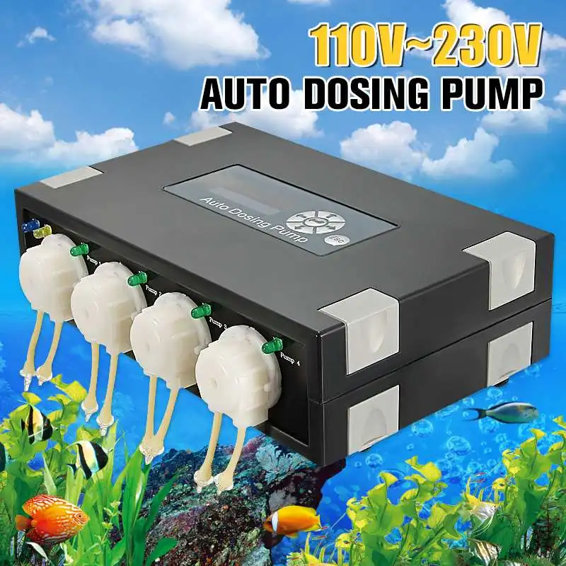 

Auto Dosing Pump -Automatic Doser for Marine Reef Aquarium automatic titration pump plus liquid pump