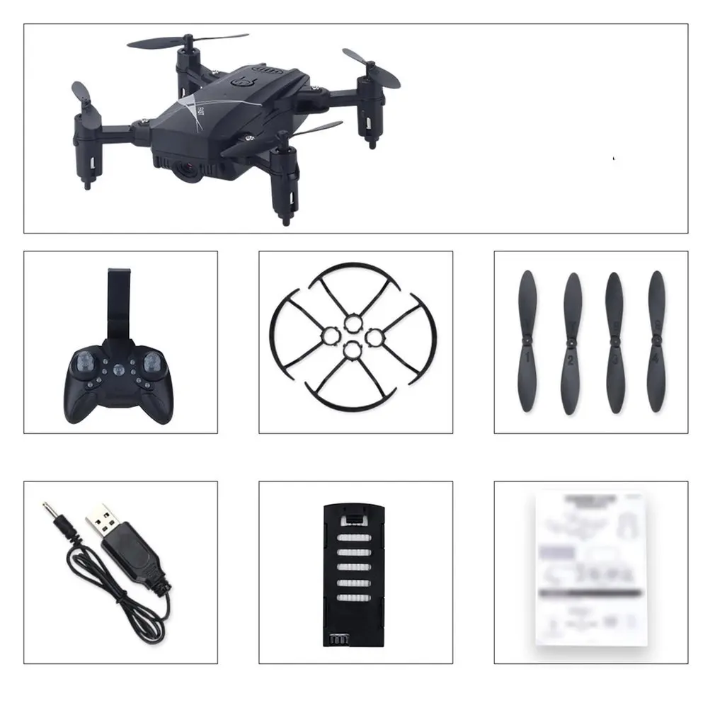 LF602 2.4G Mini FPV Foldable RC Quadcopter Drone Aircraft with 0.3MP Wifi Camera Gesture Selfie Altitude Hold