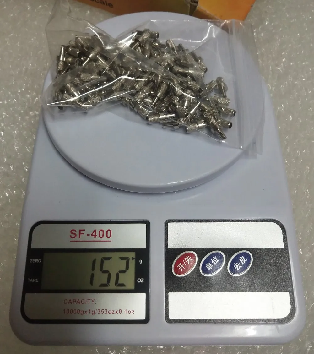 CRC9 Male Crimp For RG58 LMR195 RG400 RG142 Cable RF Coaxial Connector Goldpla (10)
