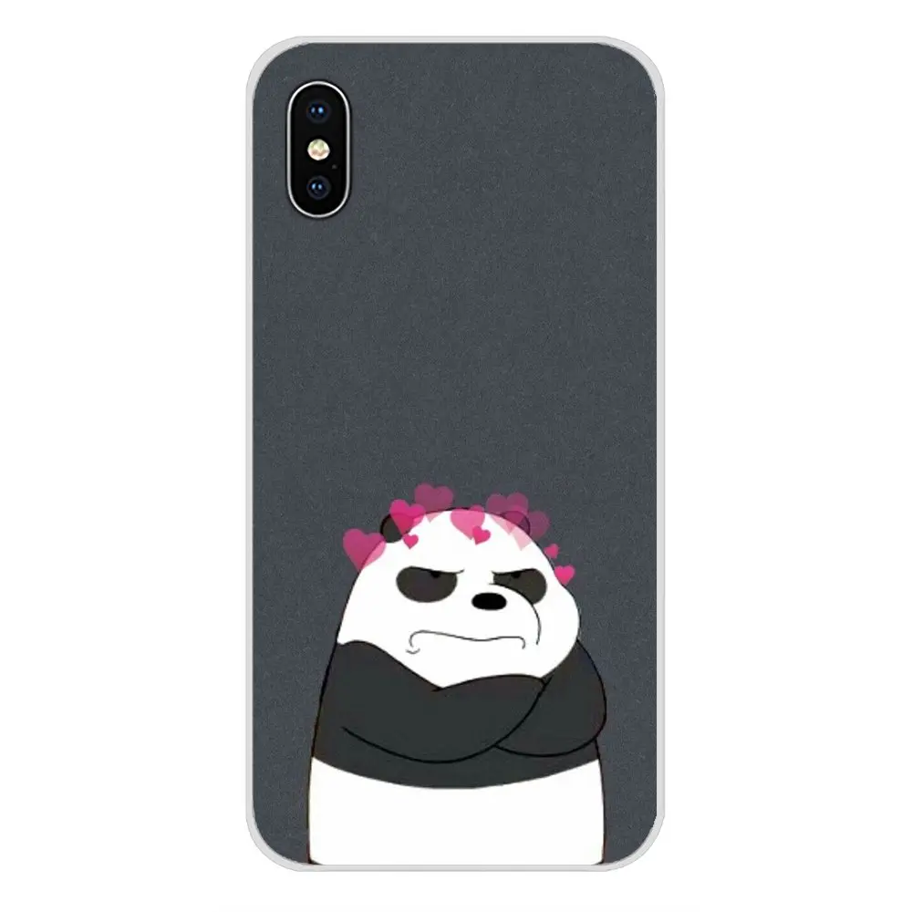 Прозрачный чехол из ТПУ для Apple iPhone X XR XS 11Pro MAX 4S 5S 5C SE 6S 7 8 Plus ipod touch 5 6 lovely we bare bears amine